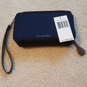 Vera Bradley RFID zip around wallet